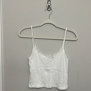 brandy melville heart tank top: one size